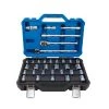 Kobalt Set Chrome 33-Piece (1/2-In;) Mechanic Standard (Sae) Metric Combination Polished