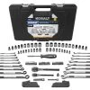 Kobalt Set Matte Standard 3/8-In) (1/4-In; 115-Piece Mechanic (Sae) Universal Metric Combination