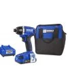 Kobalt Impact Driver Max 24-Volt Brushles (1-Battery Included) Variable Speed Cordles