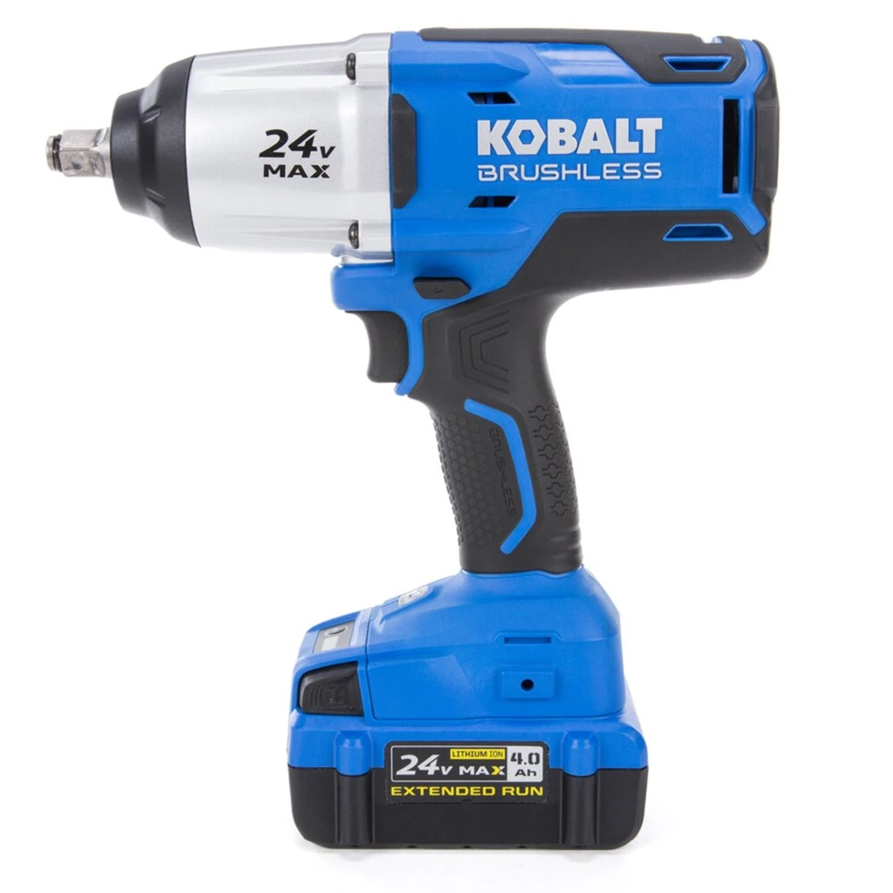 Kobalt Impact Wrench Wrench Max 24-Volt 1/2-In Impact Variable Speed Cordles Included) Drive Brushles 5 Kobalt Impact Wrench Wrench Max 24-Volt 1/2-In Impact Variable Speed Cordles Included) Drive Brushles - Image 3