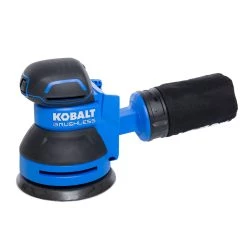 Kobalt Sander Sander 24-Volt Dust Management Random Cordles Power Orbital Brushles