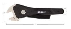 Kobalt Wrench Plastic Steel 8-In Adjustable Rapid Adjust -Default Template 7 07936898