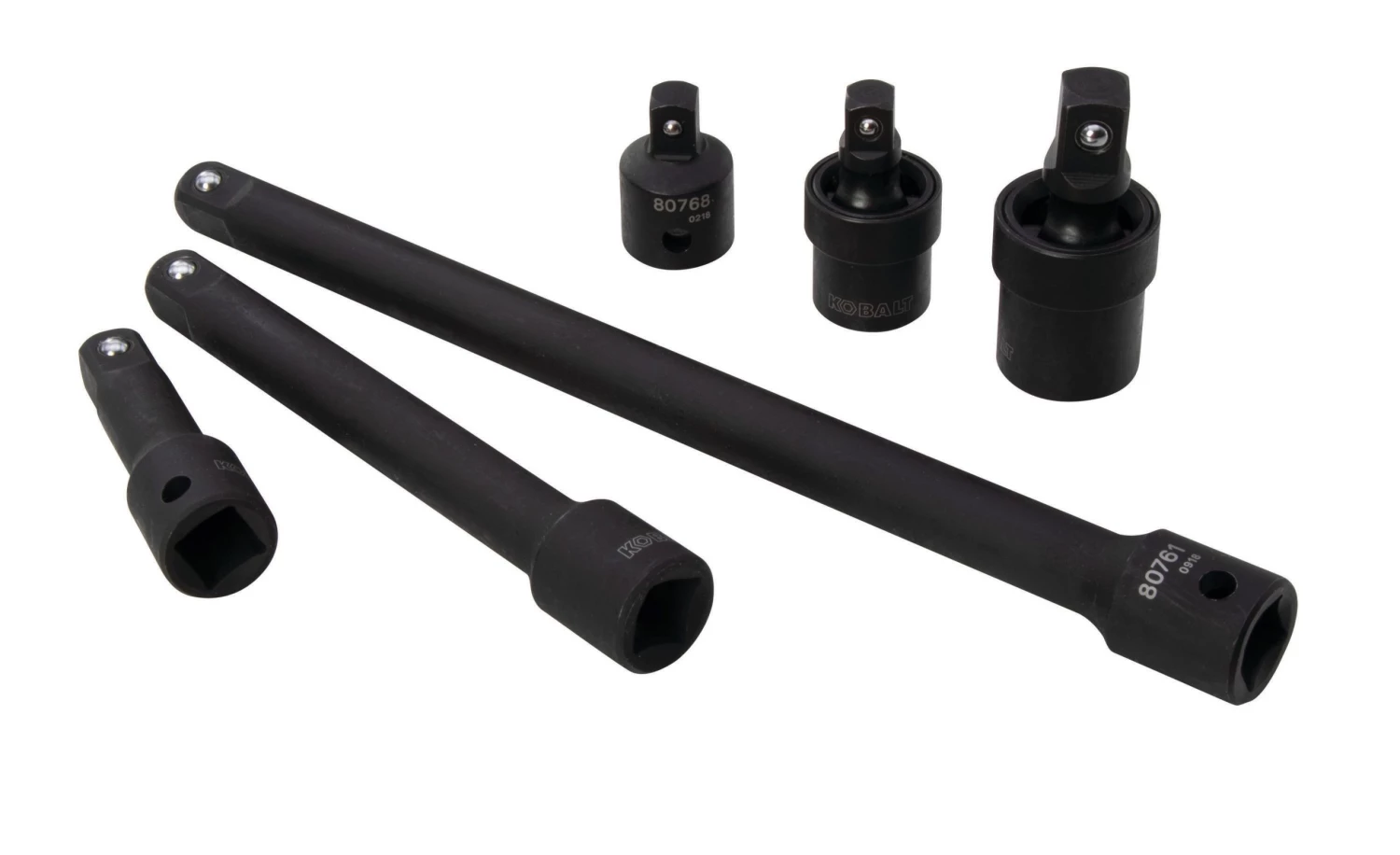 Kobalt Set Impact Socket Drive 55-Piece 6-Point 1/2-In (Sae) Metric Standard Combination 4 Kobalt Set Impact Socket Drive 55-Piece 6-Point 1/2-In (Sae) Metric Standard Combination - Image 2