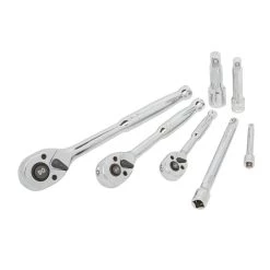 Kobalt Set Chrome 3/8-In) (1/4-In; 189-Piece Mechanic Standard (Sae) Metric Combination Polished -Default Template 7 08279900