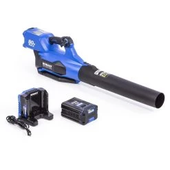 Kobalt Leaf Leaf Blower Charger Max 2.5 Ah 630-Cfm 80-Volt Electric Cordles Handheld Included) Brushles
