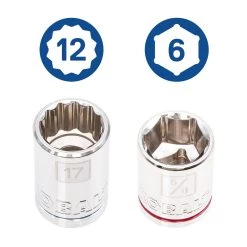 Kobalt Set Chrome 64-Piece 1/2-In;) (1/4-In; 3/8-In; Mechanic Standard (Sae) Metric Combination Polished -Default Template 7 10374018