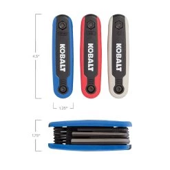 Kobalt Set Key 25-Key Hex Torx Folding -Default Template 7 11241395