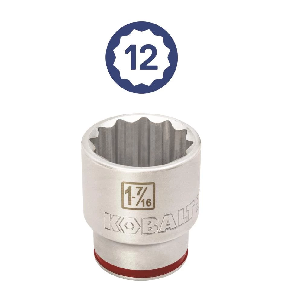 Kobalt Set Drive 3/4-In 20-Piece Mechanic (Sae) Standard Matte 8 Kobalt Set Drive 3/4-In 20-Piece Mechanic (Sae) Standard Matte - Image 6