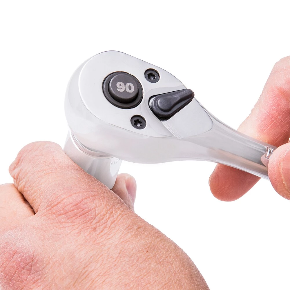 Kobalt Set Chrome 40-Piece (3/8-In) Mechanic Standard (Sae) Metric Combination Polished 8 Kobalt Set Chrome 40-Piece (3/8-In) Mechanic Standard (Sae) Metric Combination Polished - Image 6