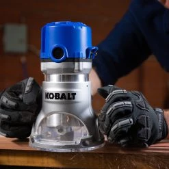 Kobalt Router Table Router 1/4-In 1/2-In-Amp Corded (Tool Only) Fixed -Default Template 7 11386287