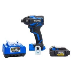 Kobalt Impact Driver Xtr 1/4-In Max 24-Volt Brushles Included) Variable Speed Cordles