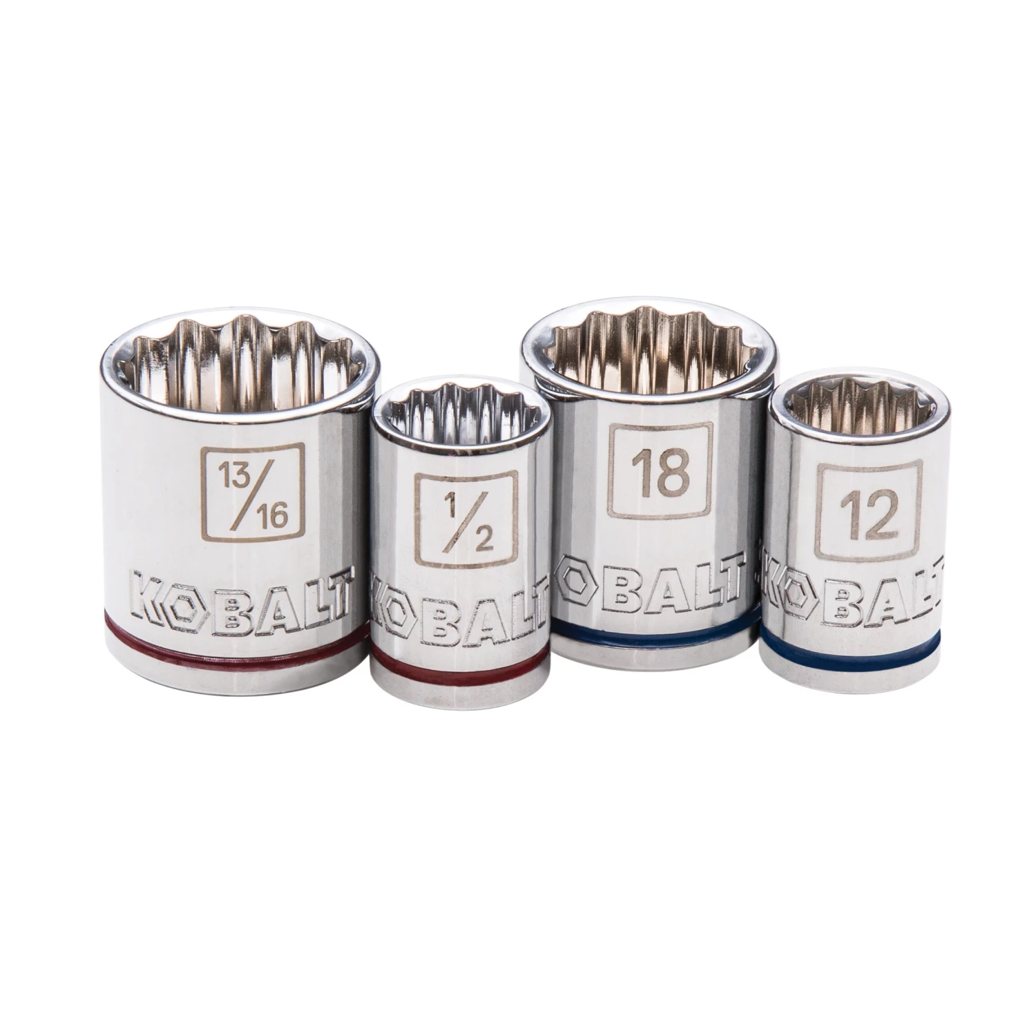 Kobalt Set Chrome 40-Piece (3/8-In) Mechanic Standard (Sae) Metric Combination Polished 5 Kobalt Set Chrome 40-Piece (3/8-In) Mechanic Standard (Sae) Metric Combination Polished - Image 3