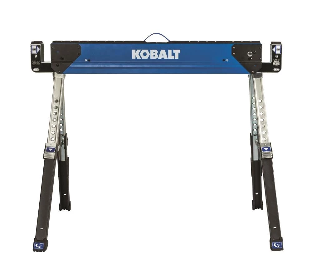 Kobalt Saw Horse Steel 42-In W X (1100-Lb Capacity) 32-In H Adjustable 4 Kobalt Saw Horse Steel 42-In W X (1100-Lb Capacity) 32-In H Adjustable - Image 2
