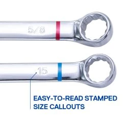 Kobalt Set Metric Combination Wrench 30-Piece 12-Point (Sae) Standard Combination -Default Template 7 15484715