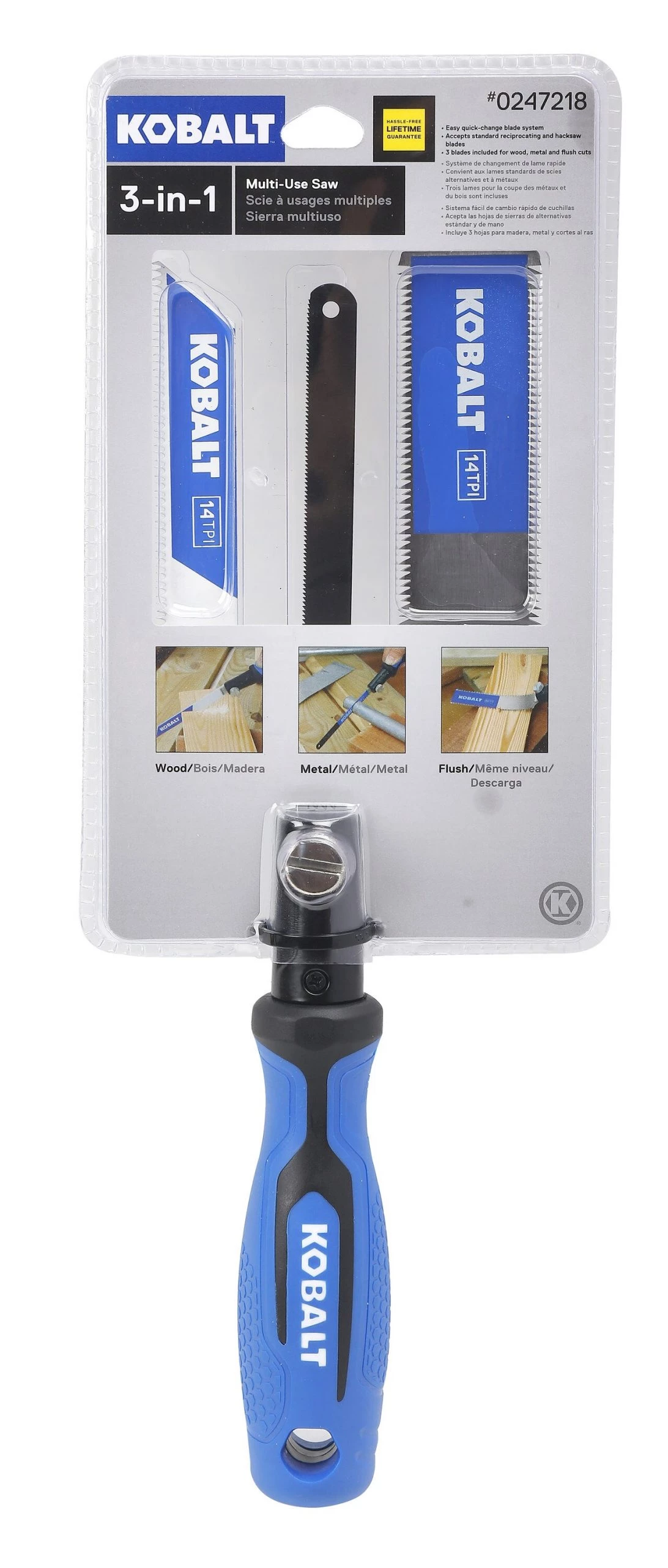 Kobalt Tooth Saw Hand Saw 10-In Cross-Cutting 6 Kobalt Tooth Saw Hand Saw 10-In Cross-Cutting - Image 4