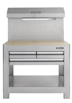 Kobalt Bench Wood 36-In H 45-In W 3-Drawer Work