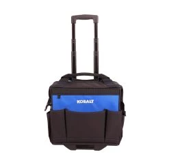 Kobalt Tool Bag Polyester 14-In Rolling Blue Black