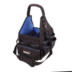 Kobalt Tool Electrician’ Bag Tote Polyester 10-In Blue Black