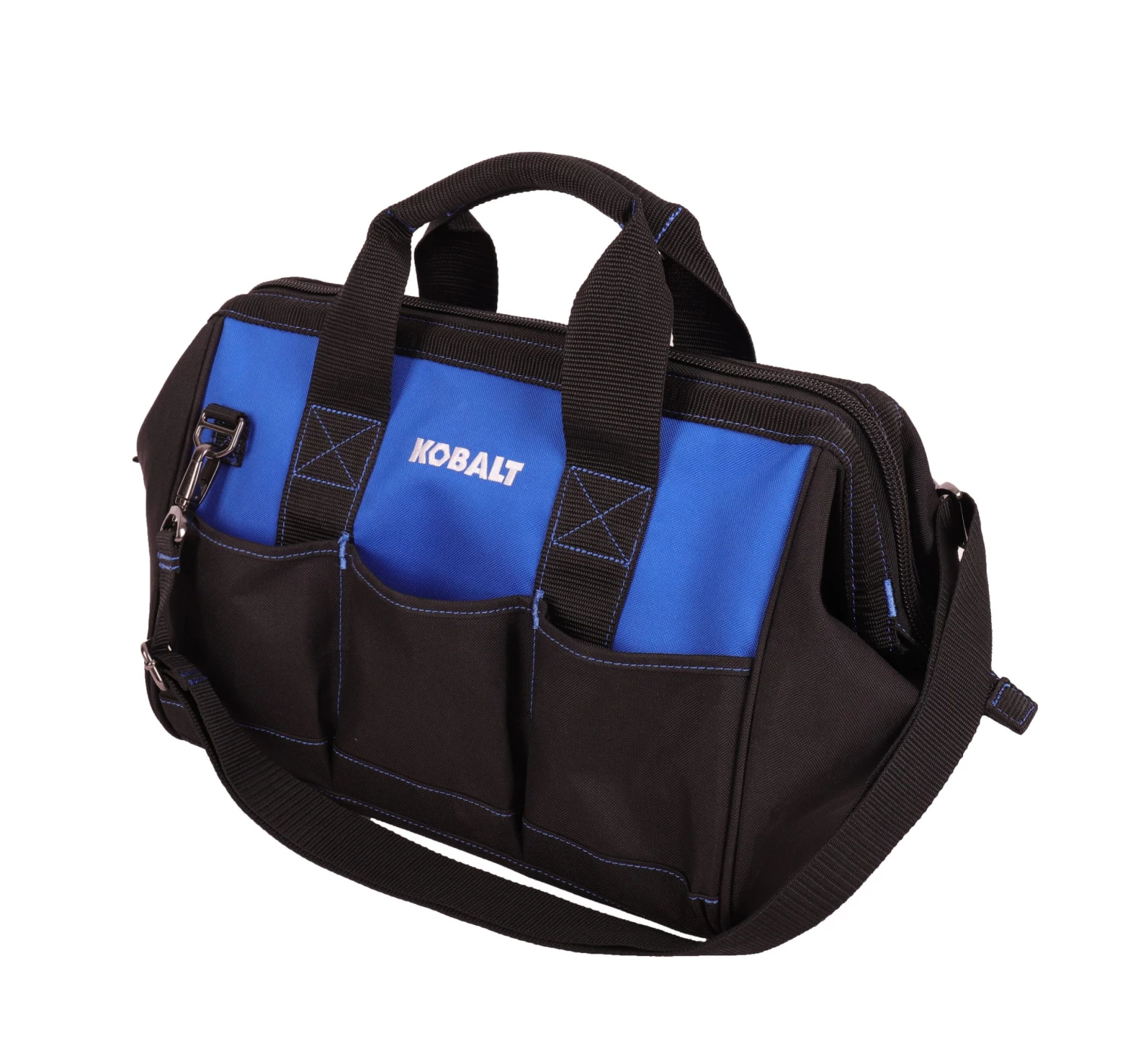 Kobalt Tool Bag Polyester 15-In Blue Black 3 Kobalt Tool Bag Polyester 15-In Blue Black