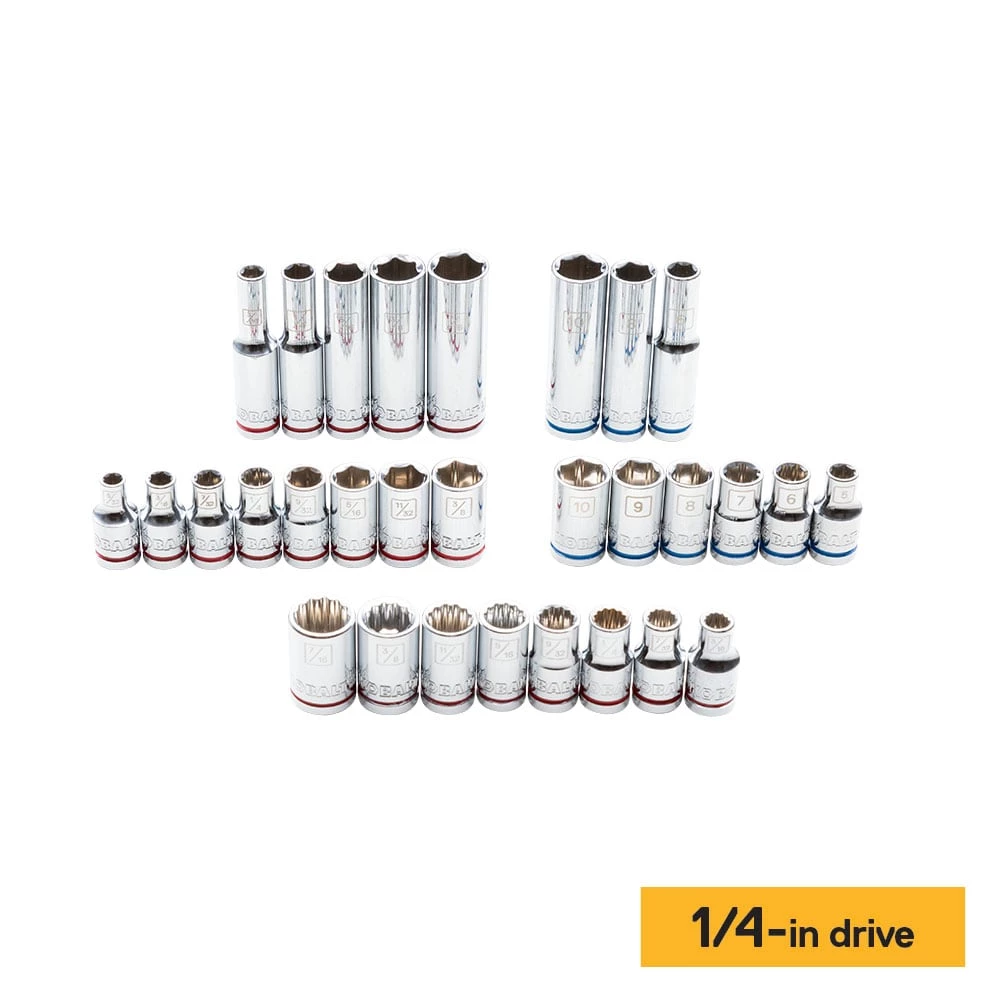 Kobalt Set Chrome (3/8-In;) 118-Piece Mechanic Standard (Sae) Metric Combination Polished 6 Kobalt Set Chrome (3/8-In;) 118-Piece Mechanic Standard (Sae) Metric Combination Polished - Image 4