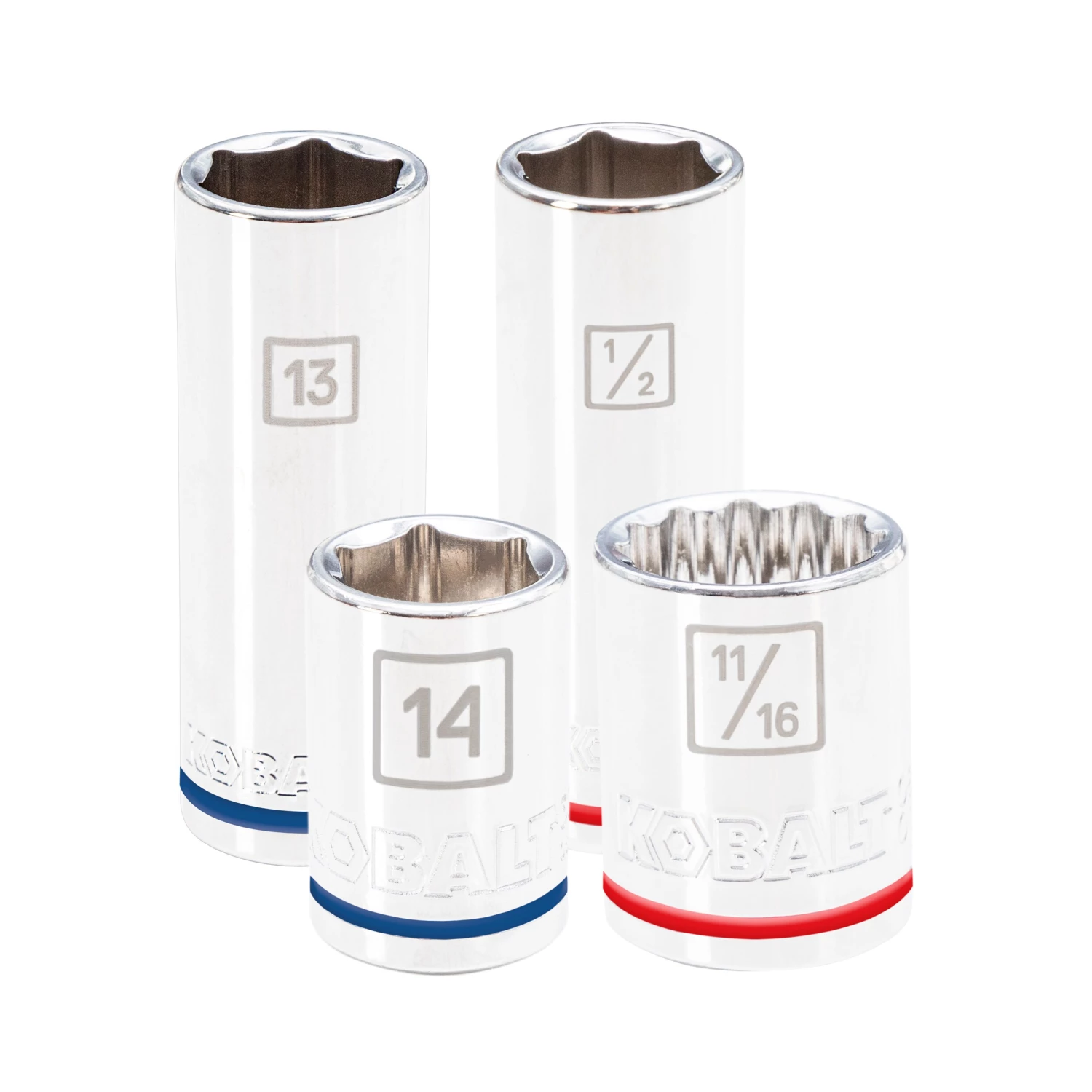 Kobalt Set Chrome (3/8-In;) 118-Piece Mechanic Standard (Sae) Metric Combination Polished 11 Kobalt Set Chrome (3/8-In;) 118-Piece Mechanic Standard (Sae) Metric Combination Polished - Image 9