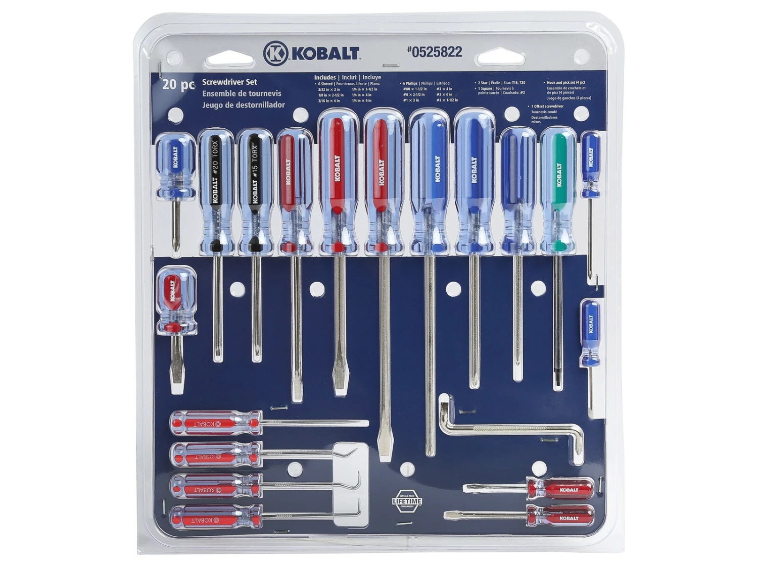 Kobalt Set Screwdriver Handle Acetate 20-Piece 14 Kobalt Set Screwdriver Handle Acetate 20-Piece - Image 12