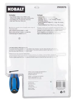 Kobalt Set Screwdriver Handle Plastic 10-Piece Magnetic -Default Template 7 17117347