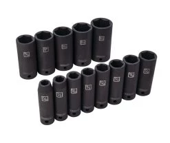 Kobalt Set Impact Socket 6-Point 13-Piece 1/2-In (Sae) Standard Drive