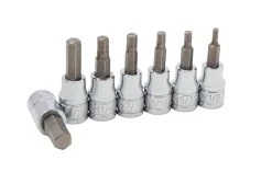 Kobalt Set Driver Drive Socket (Sae) Hex Bit 3/8-In 7-Piece Standard