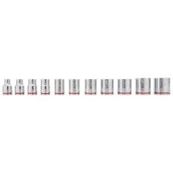 Kobalt Set Socket Drive 3/8-In 6-Point 11-Piece (Sae) Standard Shallow