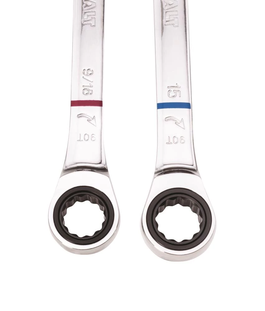 Kobalt Set Tray Ratchet Wrench 20-Piece 12-Point Standard (Sae) Metric Rail Combination Removable 10 Kobalt Set Tray Ratchet Wrench 20-Piece 12-Point Standard (Sae) Metric Rail Combination Removable - Image 8