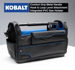 Kobalt Tool Bag Polyester 12.99-In Caddy Plumbing Black, Blue -Default Template 7 42393520 scaled 1