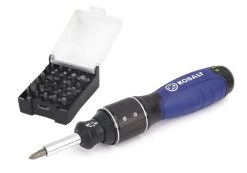 Kobalt Set Screwdriver Handle Rubber 32-Piece Ratcheting Multi-Bit Magnetic