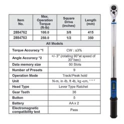 Kobalt Wrench Lb) 1/2-In Lb 250-Ft (12.5-Ft Digital Drive Torque 19 Kobalt Wrench Lb) 1/2-In Lb 250-Ft (12.5-Ft Digital Drive Torque -Default Template 7 42708445