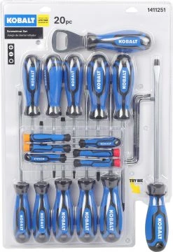 Kobalt Set Screwdriver Handle Plastic 20-Piece Magnetic