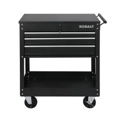 Kobalt Tool 3-Drawer Chest Steel X 30.5-In W 37.5-In H Top (Black)