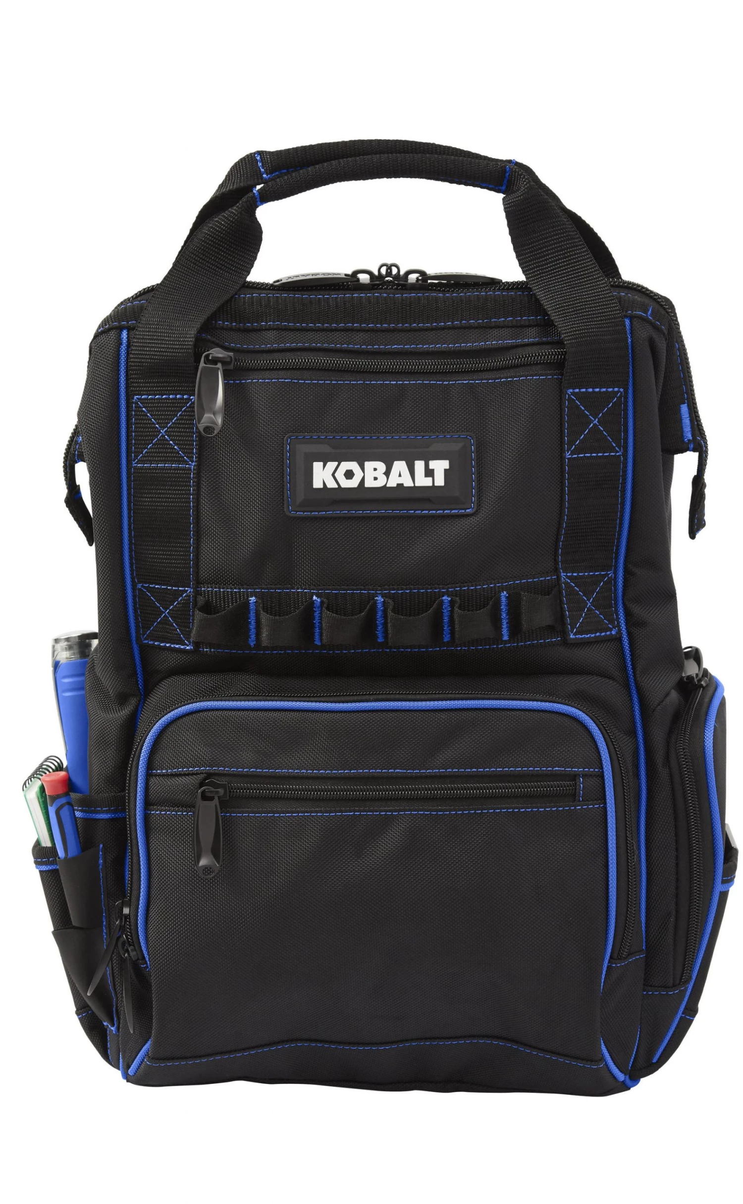 Kobalt Tool Bag Backpack Polyester 11.5-In Blue Black 10 Kobalt Tool Bag Backpack Polyester 11.5-In Blue Black - Image 8