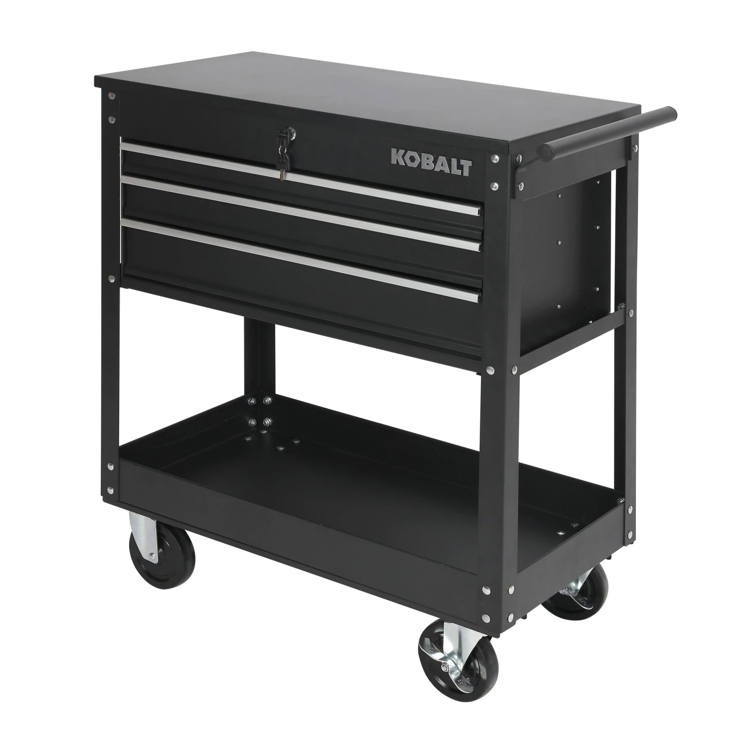 Kobalt Tool 3-Drawer Chest Steel X 30.5-In W 37.5-In H Top (Black) 4 Kobalt Tool 3-Drawer Chest Steel X 30.5-In W 37.5-In H Top (Black) - Image 2