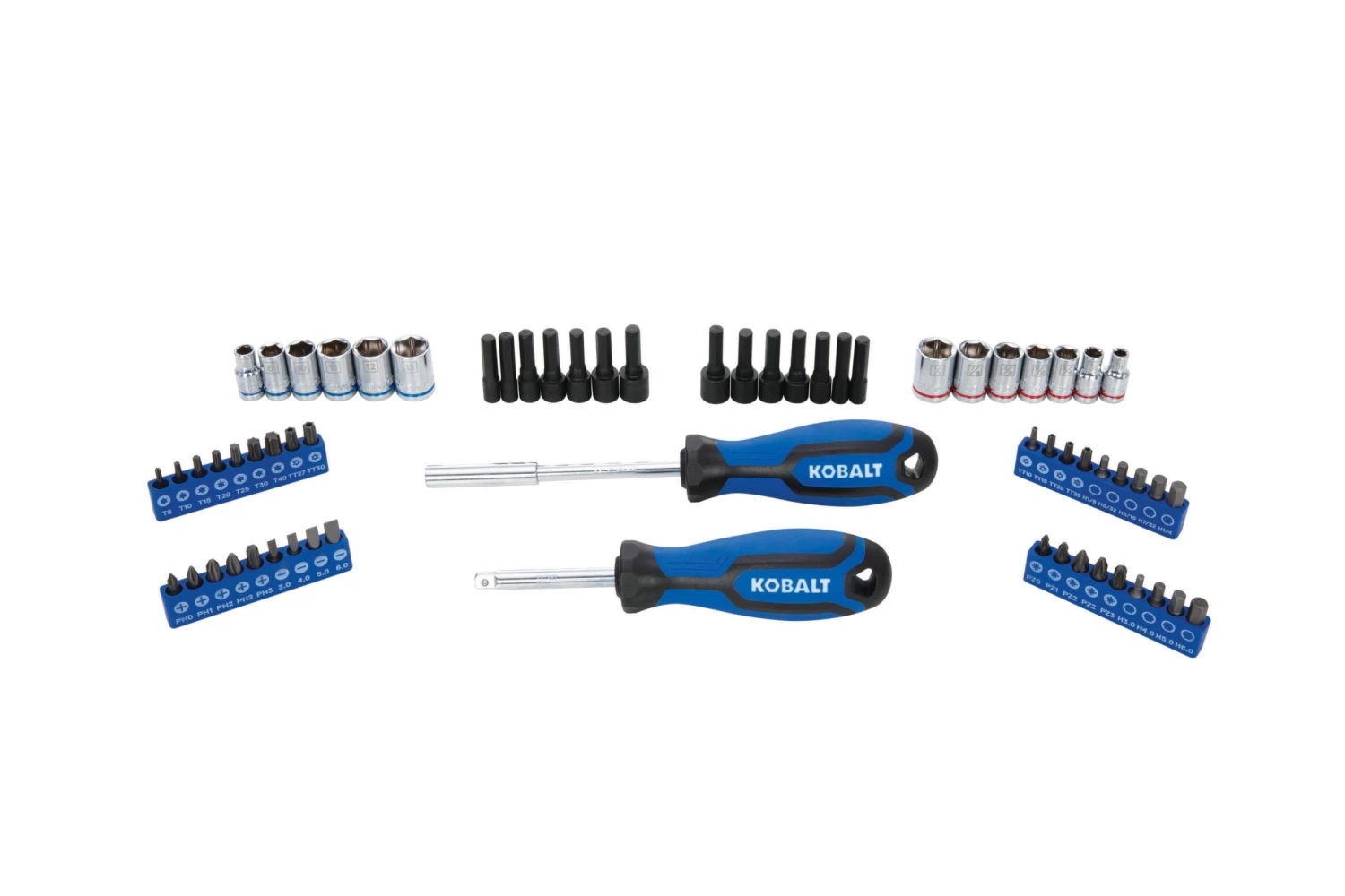 Kobalt Set Chrome 65-Piece Mechanic Standard (Sae) Metric Combination Polished 4 Kobalt Set Chrome 65-Piece Mechanic Standard (Sae) Metric Combination Polished - Image 2