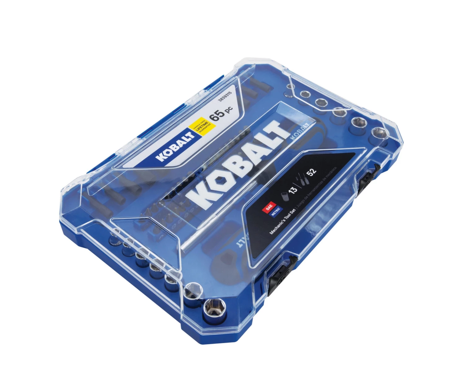 Kobalt Set Chrome 65-Piece Mechanic Standard (Sae) Metric Combination Polished 8 Kobalt Set Chrome 65-Piece Mechanic Standard (Sae) Metric Combination Polished - Image 6