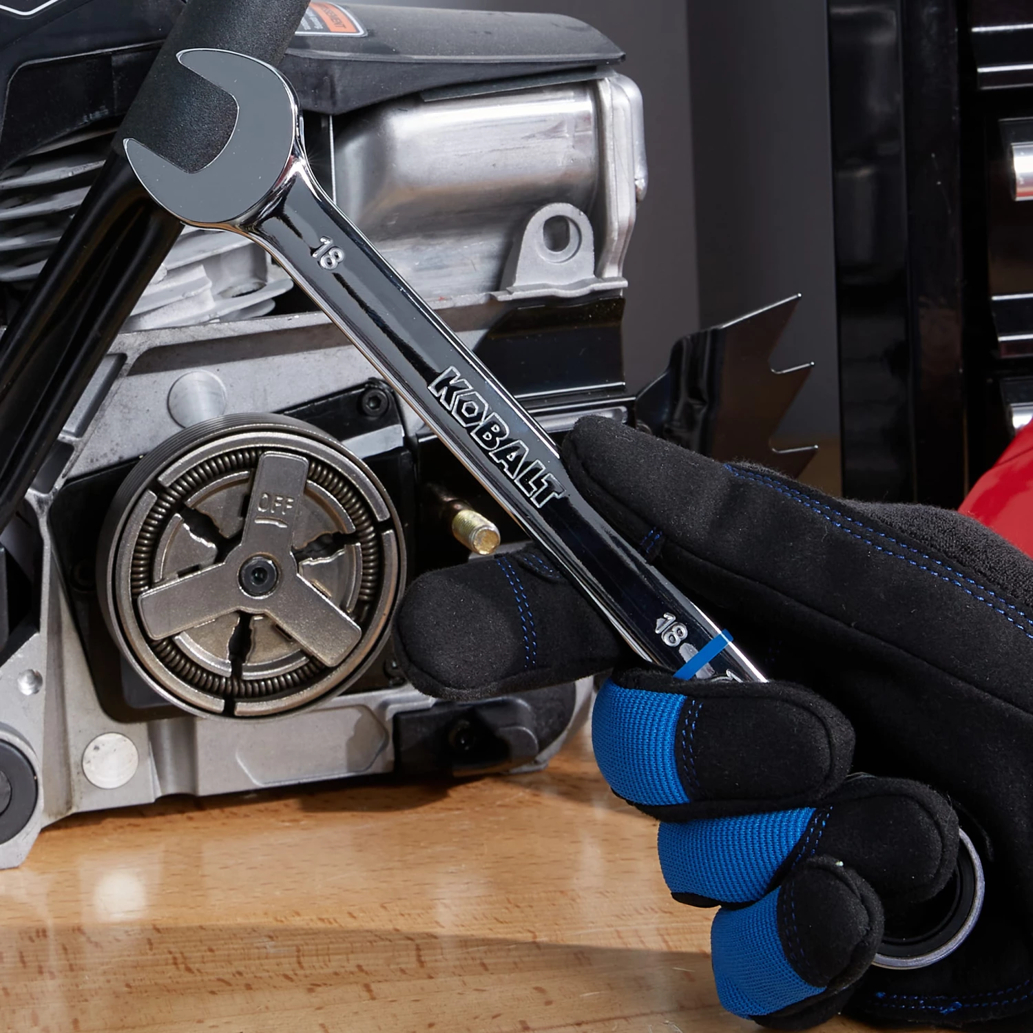 Kobalt Set Ratchet Wrench 20-Piece 12-Point (Sae) Metric Standard Combination 6 Kobalt Set Ratchet Wrench 20-Piece 12-Point (Sae) Metric Standard Combination - Image 4