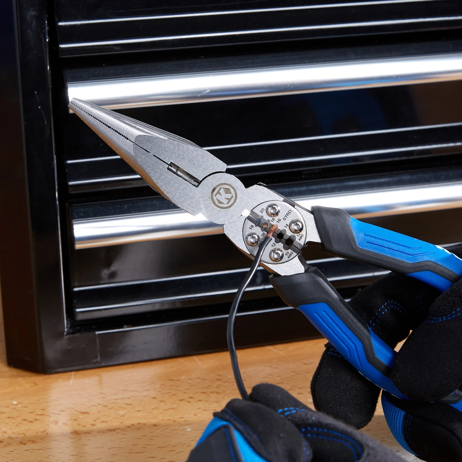 Kobalt Nose Pliers Cutter 8-In Long Electrical Wire 6 Kobalt Nose Pliers Cutter 8-In Long Electrical Wire - Image 4