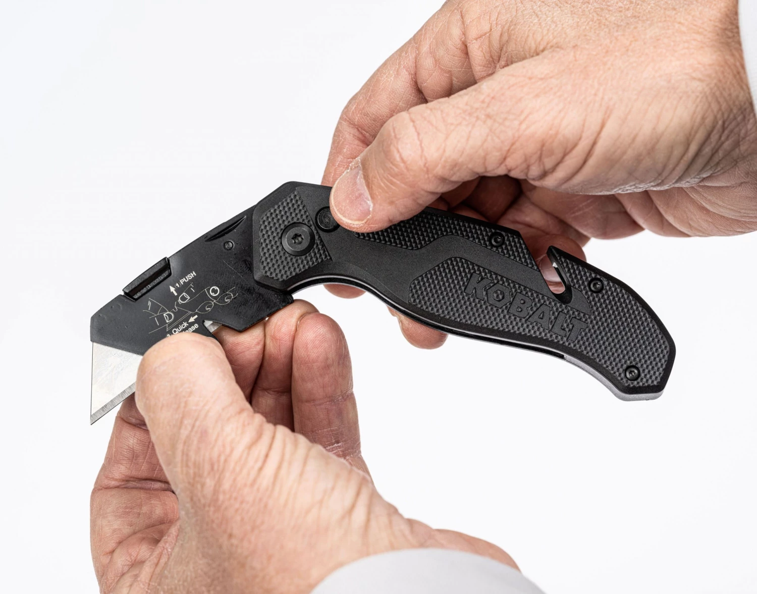 Kobalt Knife Speed Release 10-Blade 18Mm 2Pc Folding Utility 5 Kobalt Knife Speed Release 10-Blade 18Mm 2Pc Folding Utility - Image 3